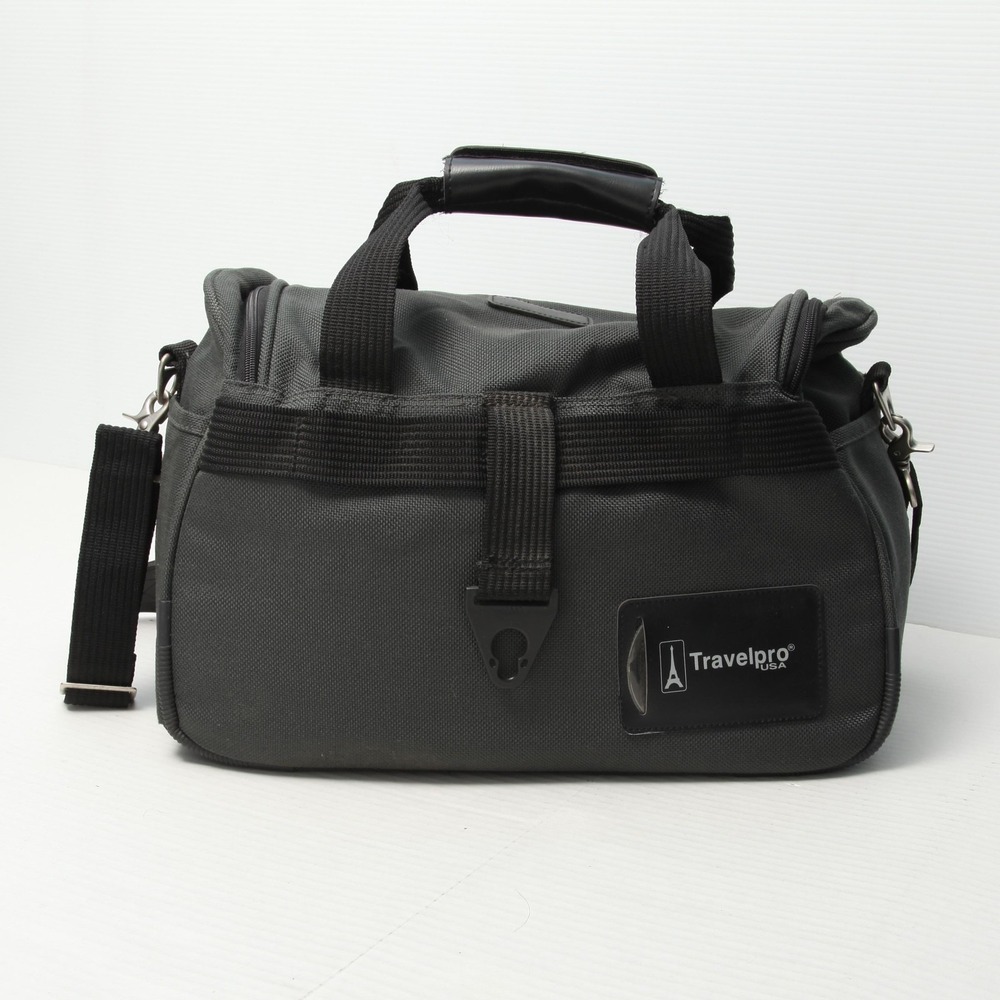 Travelpro Crew3 Carry On Bag Dark Gray Cordura Plus Ballistic Nylon - Picture 4 of 16
